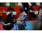 گزارش تصویری مسابقات تکواندو دختران(مبارزه)